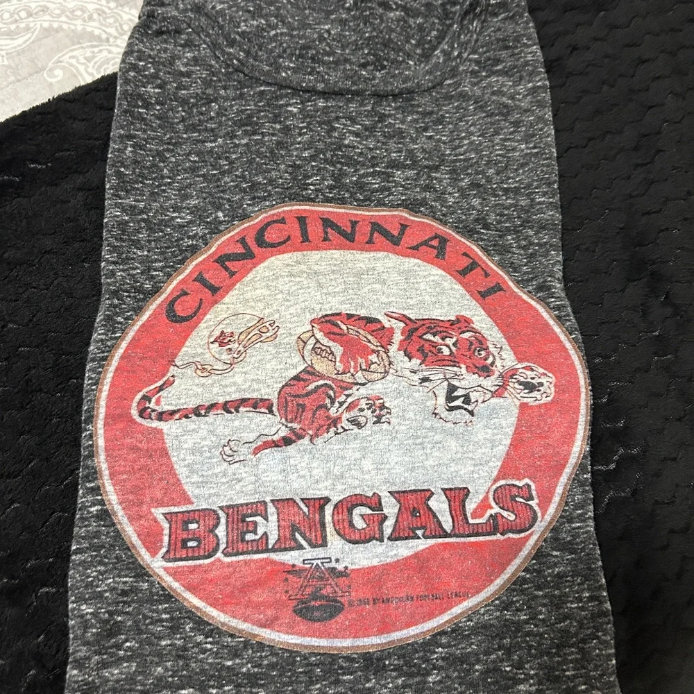 Men's Vintage Cincinnati Bengals Gray T-Shirt - MEDIUM - Picture 6 of 7